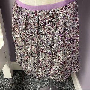 Sequin J.Crew miniskirt